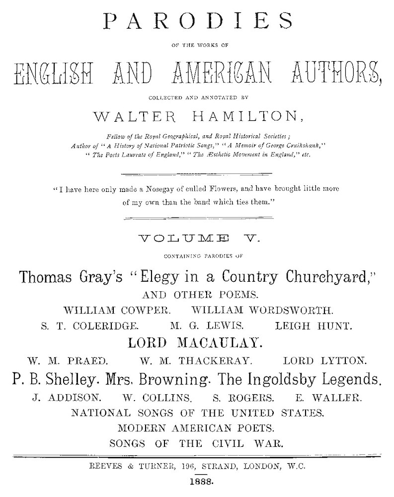 Parodies, Volume 5