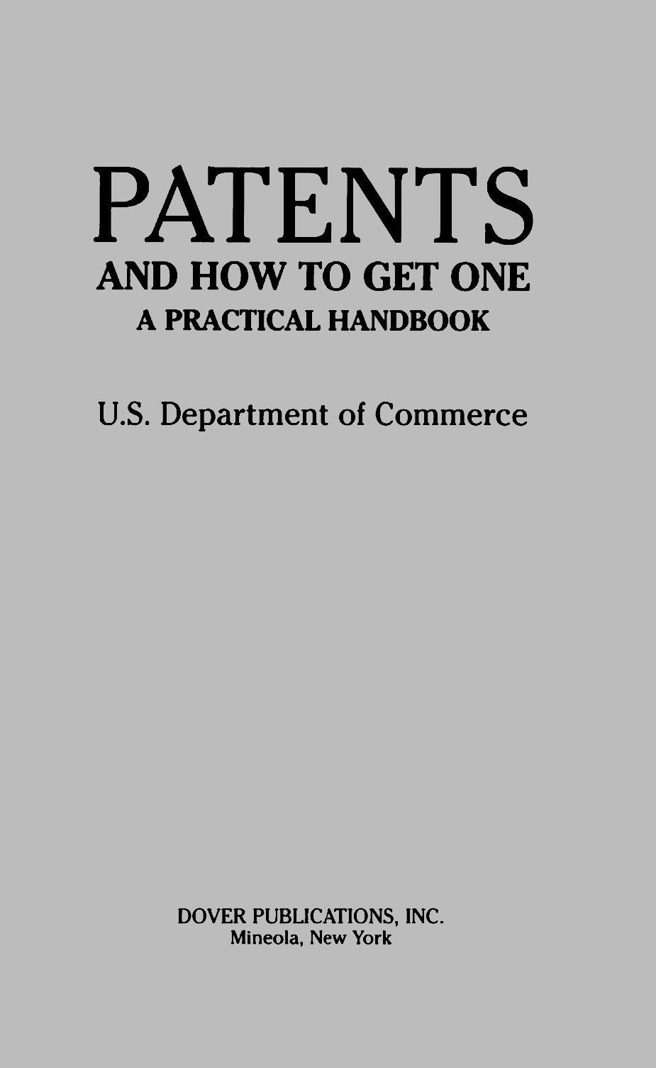 Patents and How to Get One