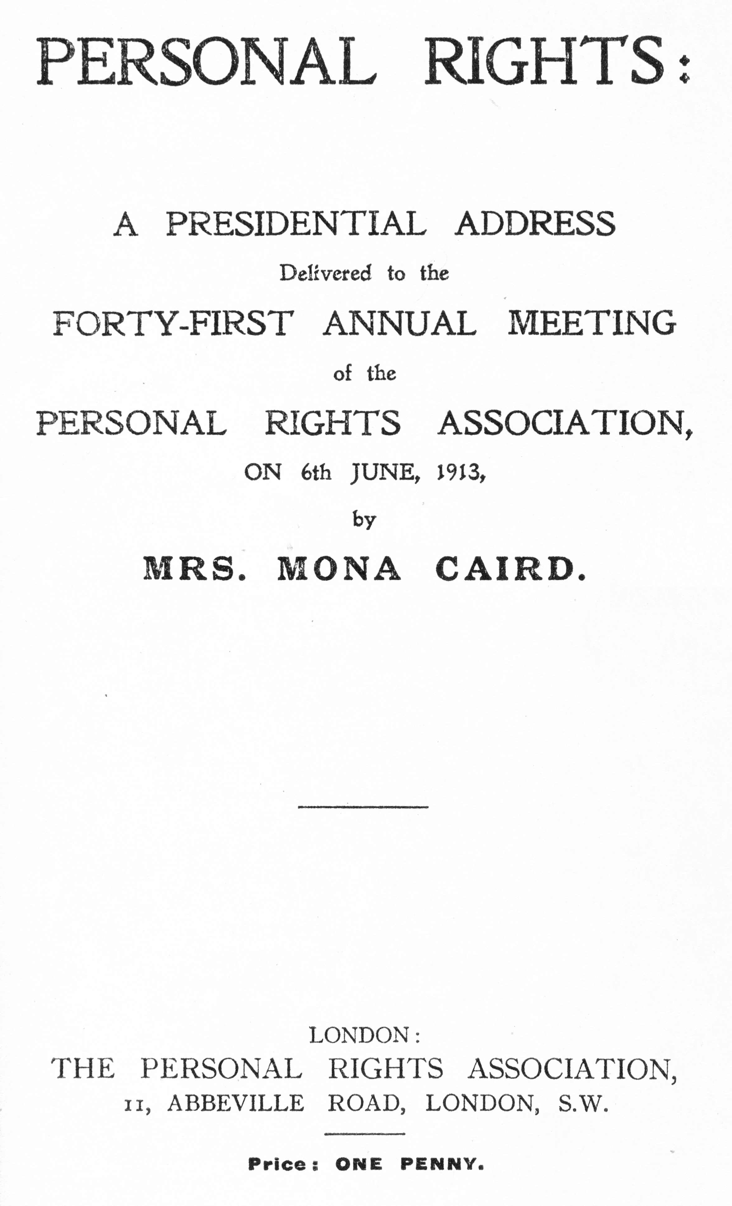 Personal Rights