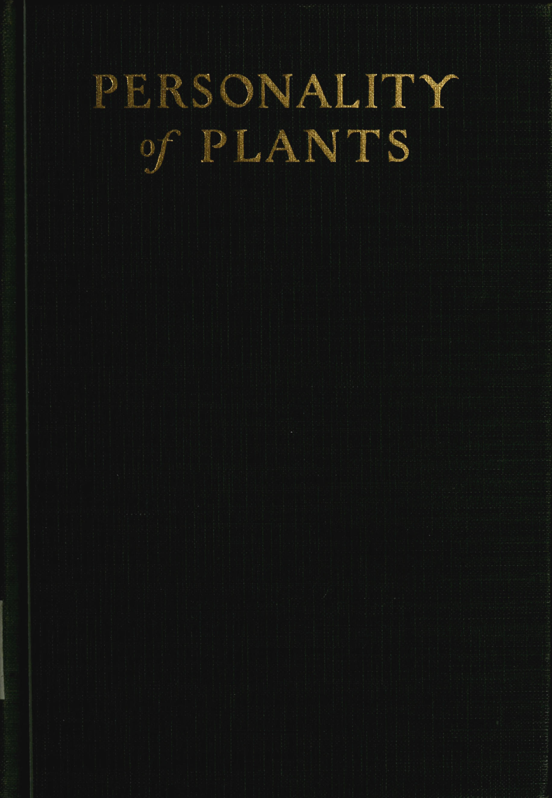 Personality of Plants