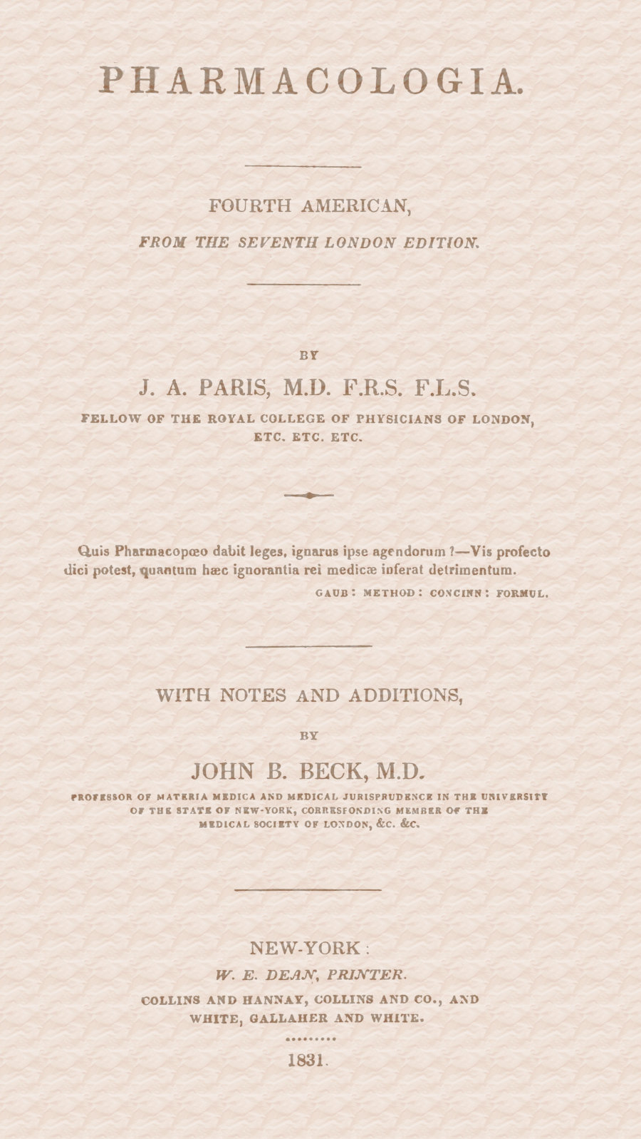 Pharmacologia