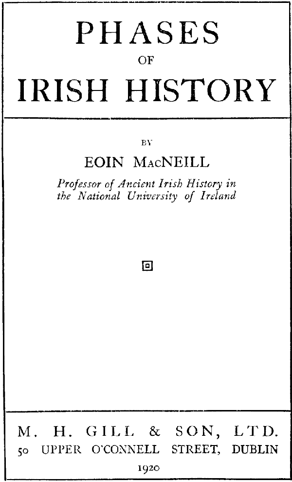 Phases Of Irish History