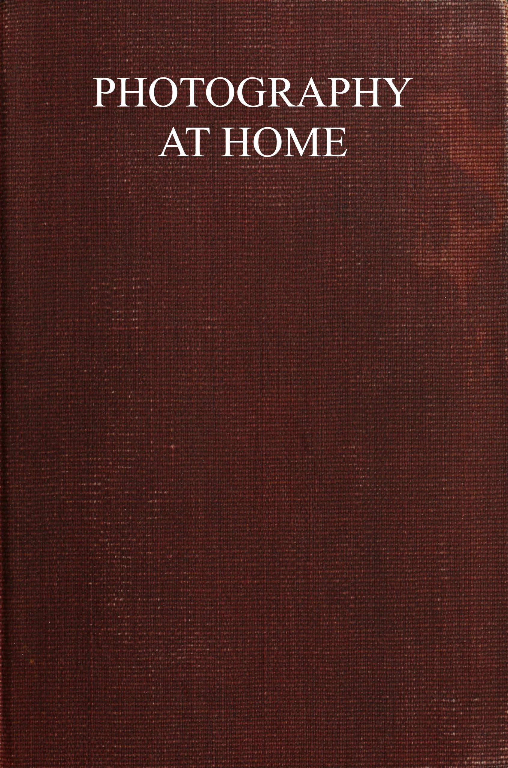 Photography at home