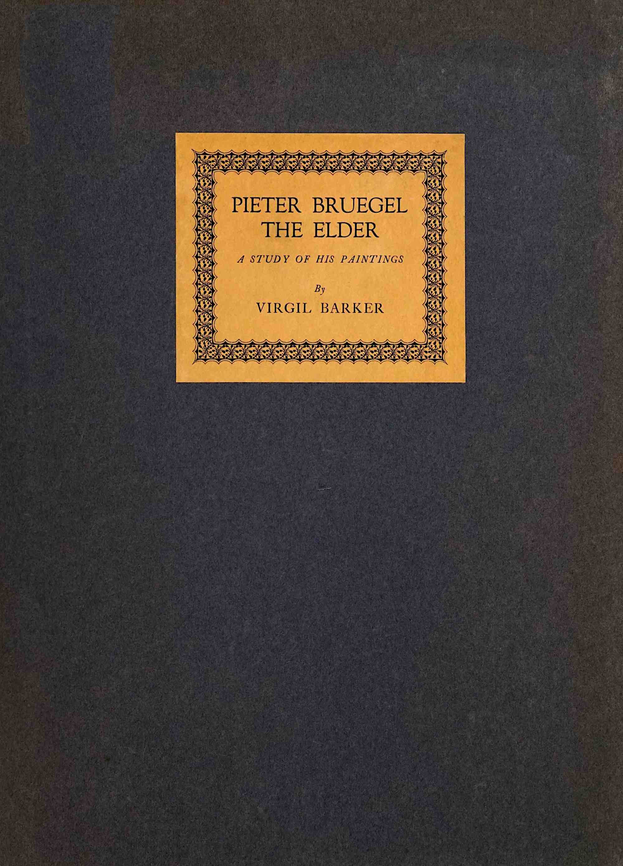 Pieter bruegel the elder: a study of his paintings