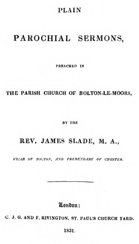 Plain Parochial Sermons