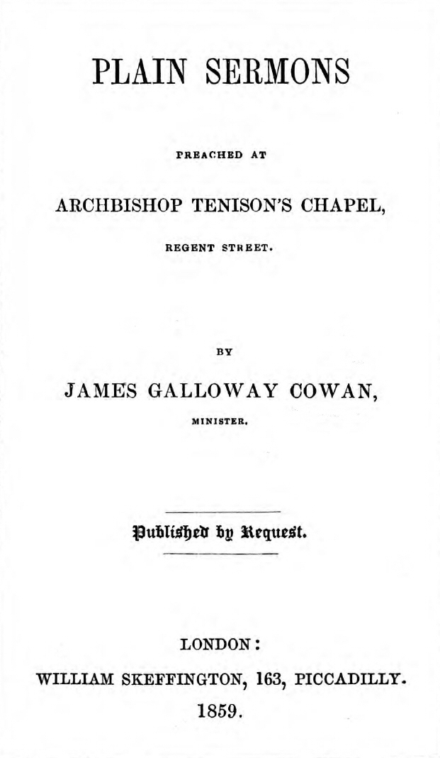 Plain Sermons