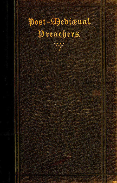 Post-Mediæval Preachers