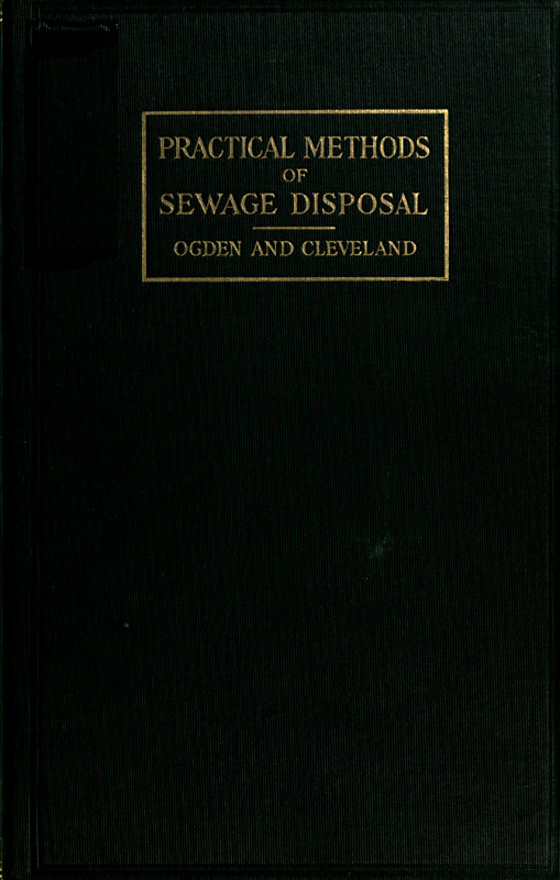 Practical Methods of Sewage Disposal