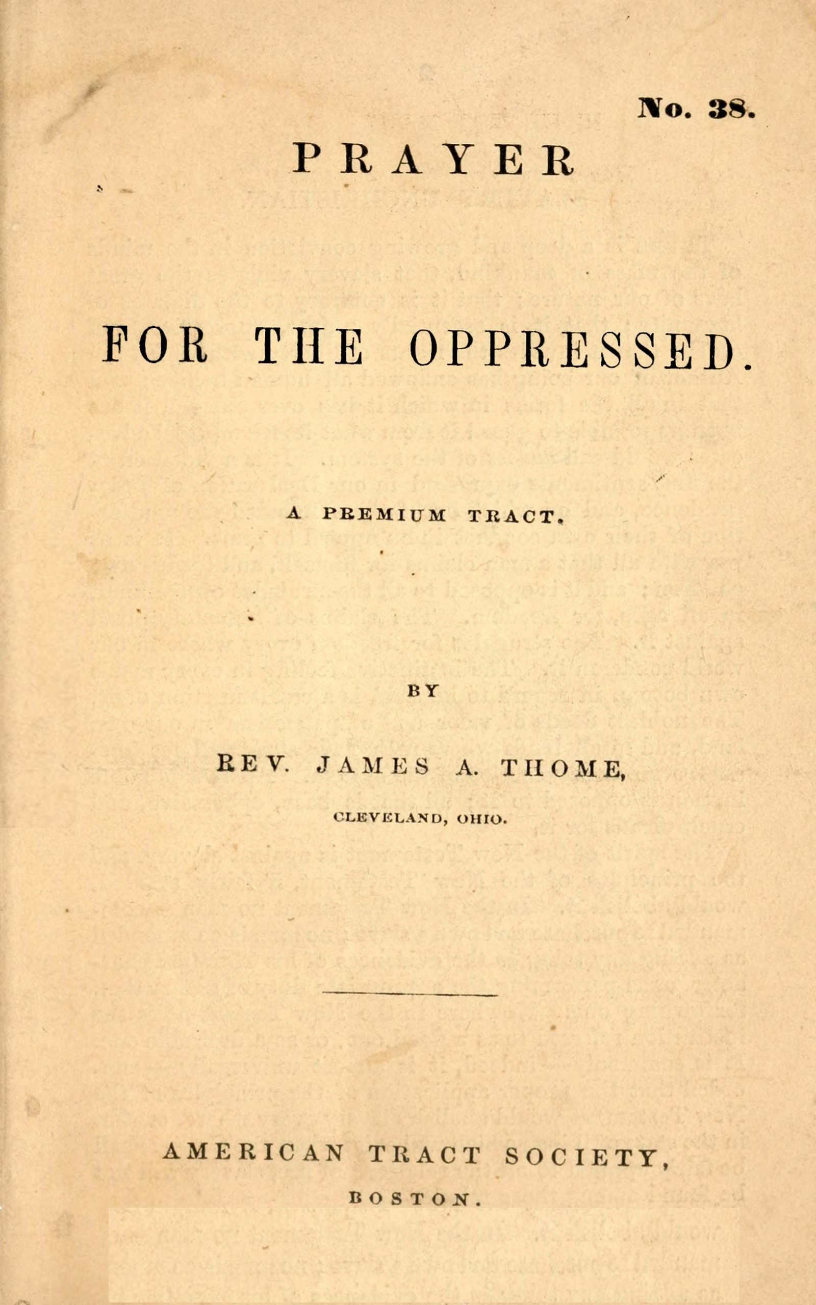 Prayer for the Oppressed