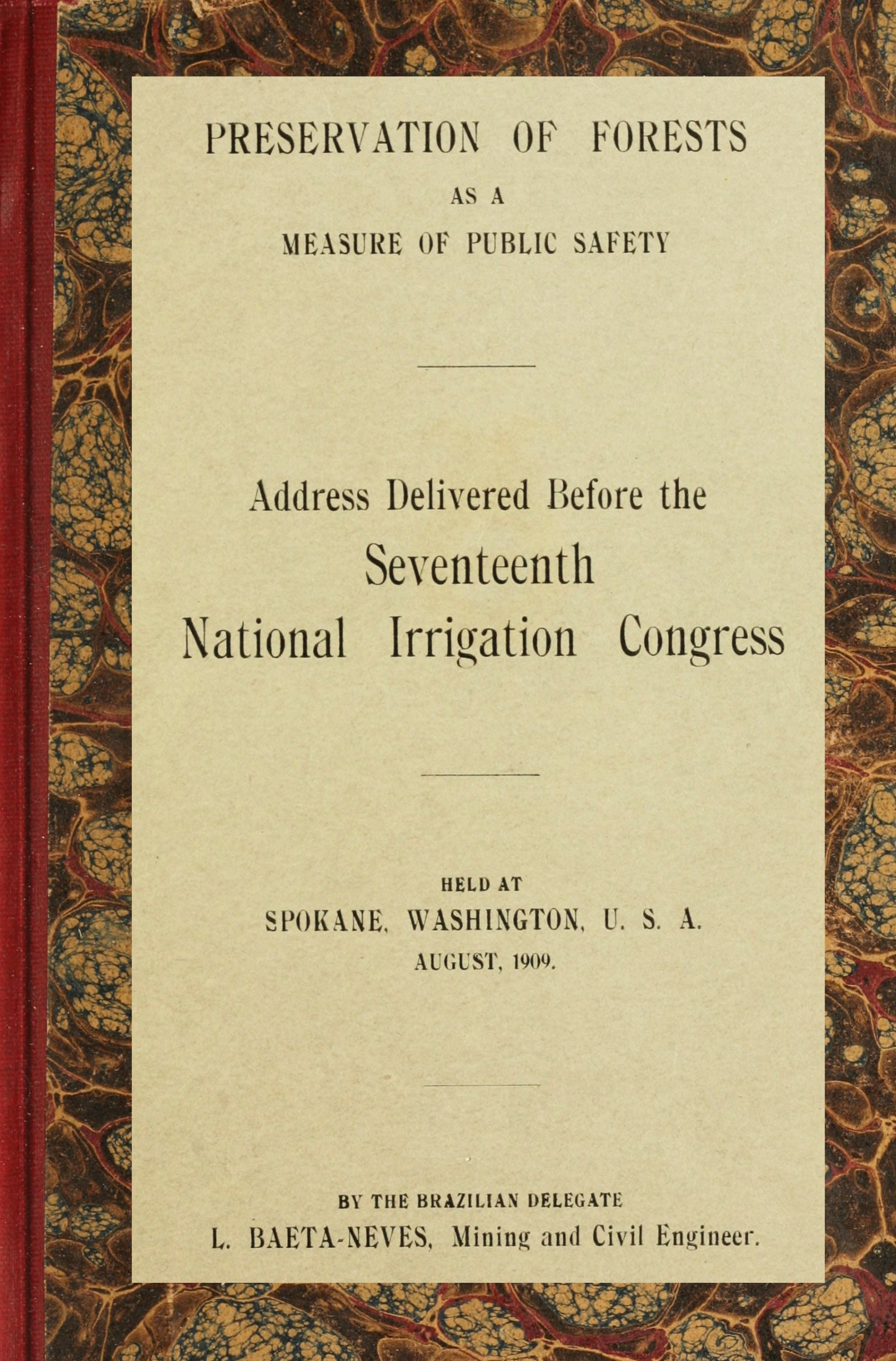 Preservation of Forests as a Measure of Public Safety