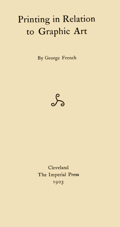 Printing in Relation to Graphic Art