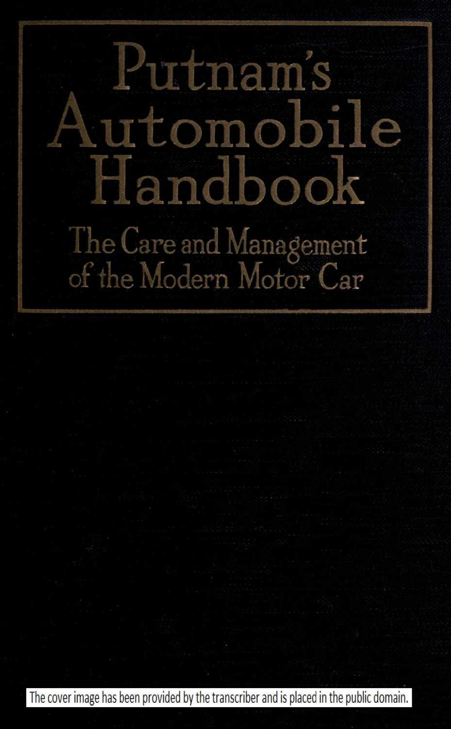 Putnam’s Automobile Handbook