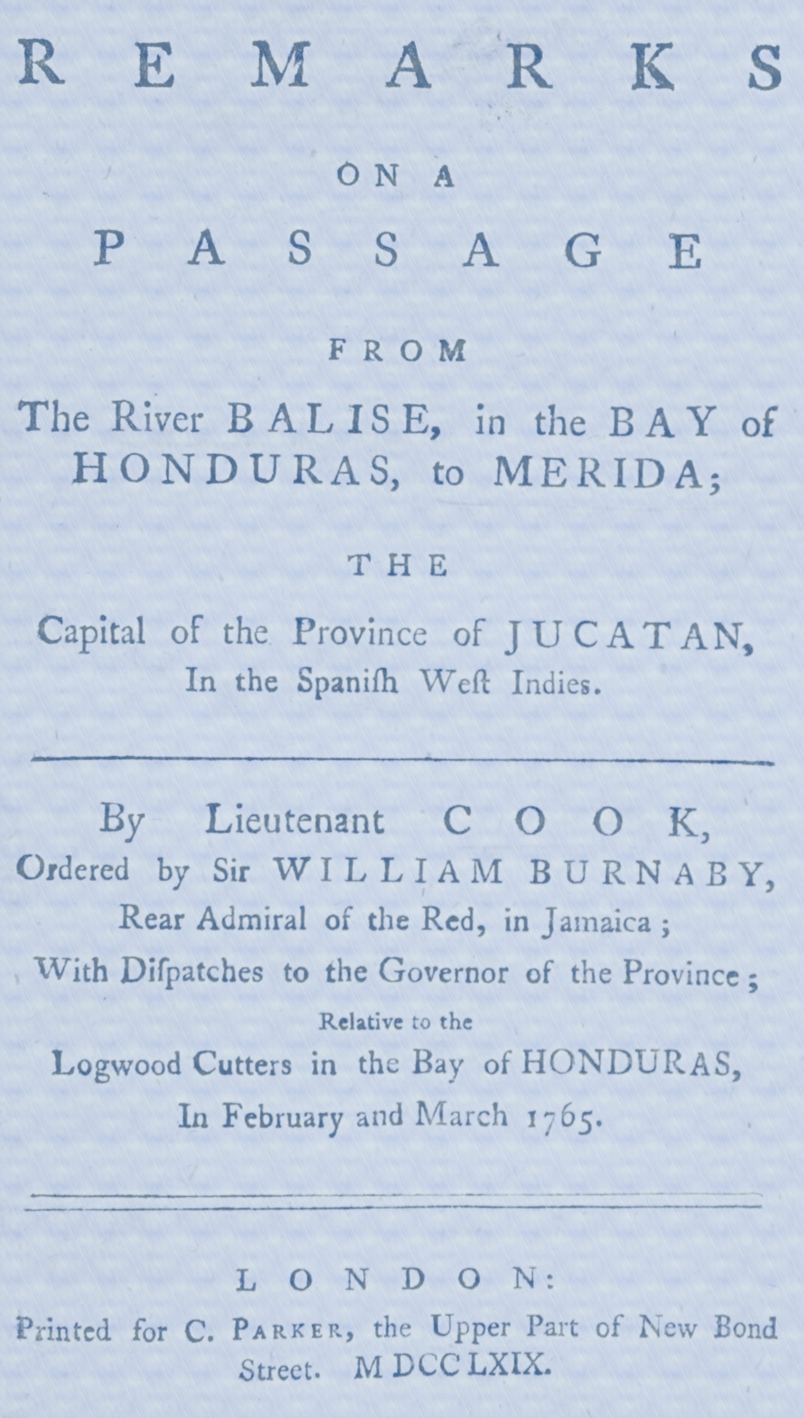 Remarks on a Passage from the River Balise