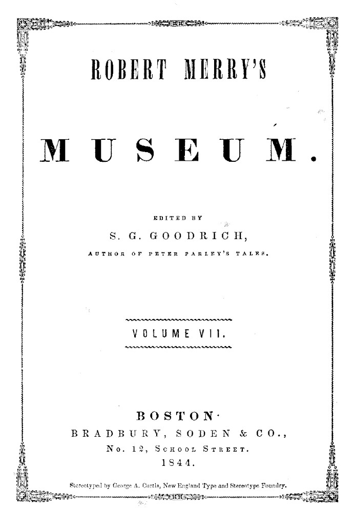 ROBERT MERRY’S MUSEUM