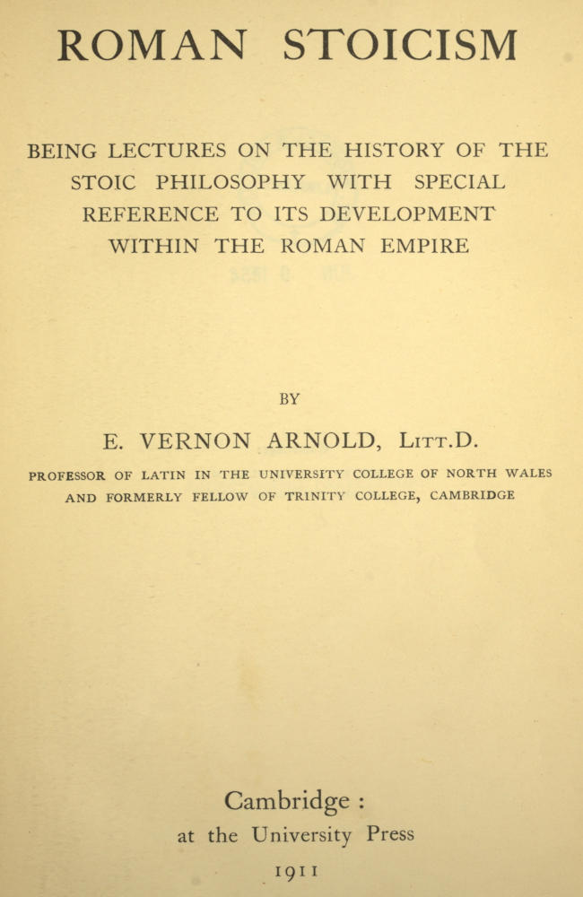 Roman Stoicism