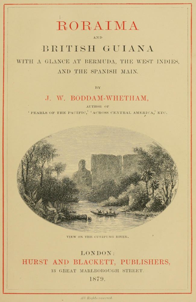 Roraima and British Guiana