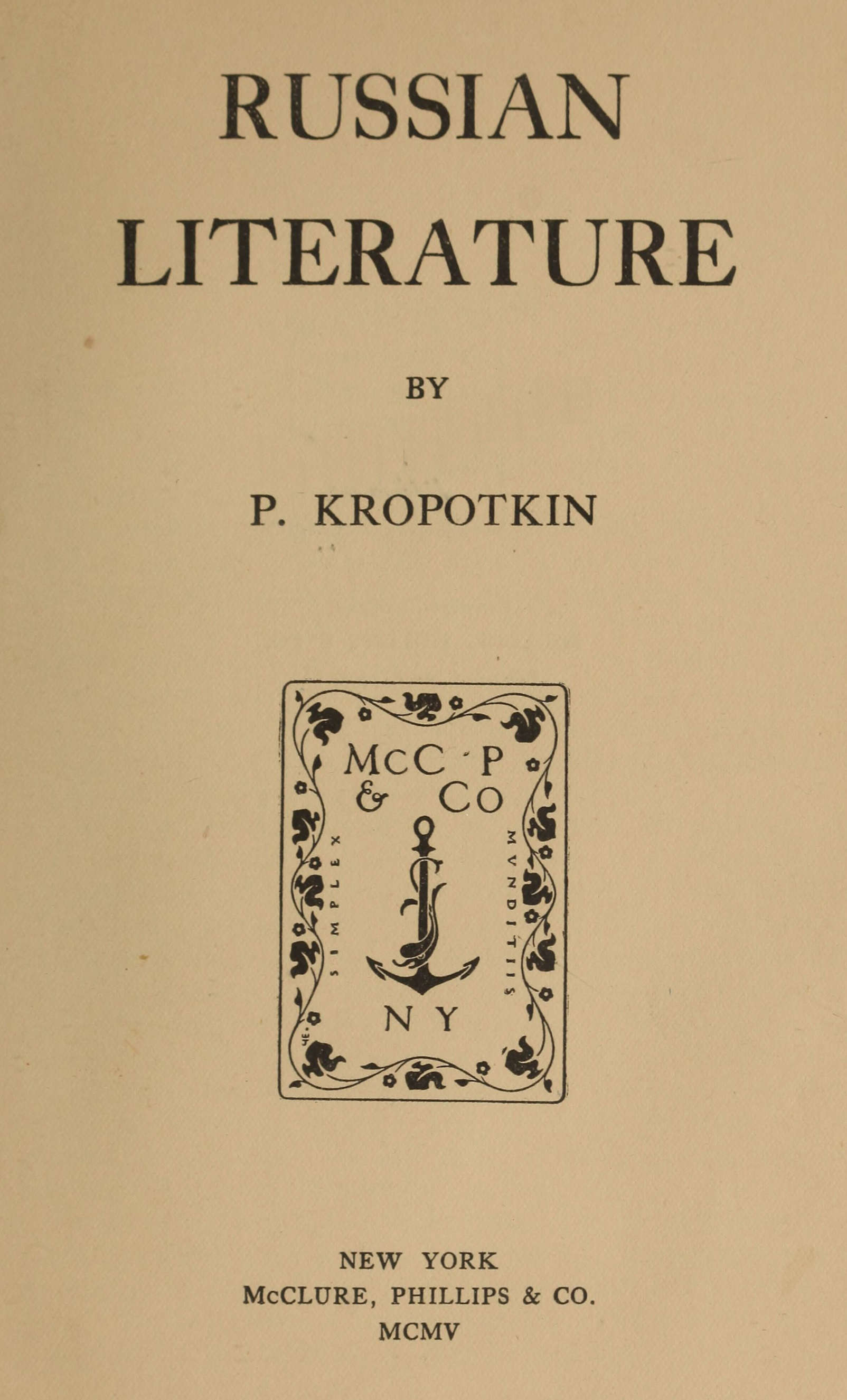 Russian Literature