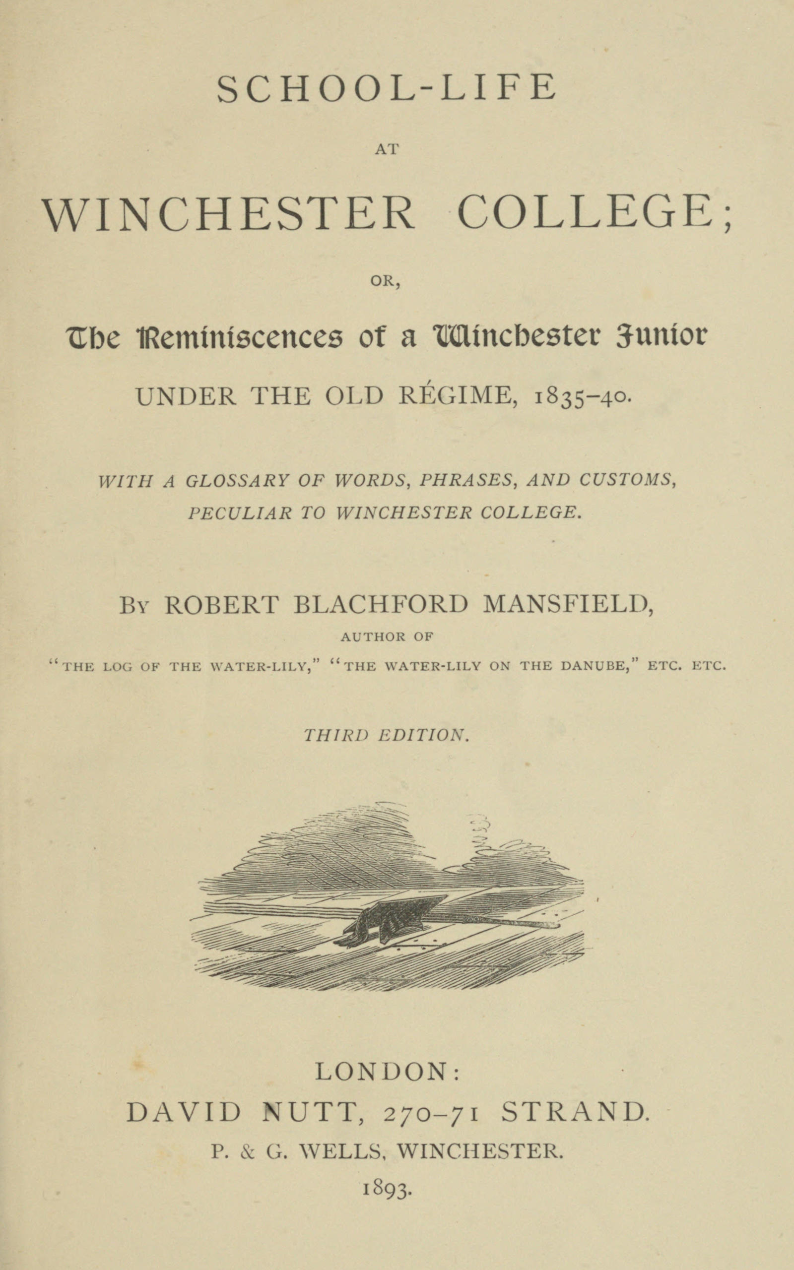 School-life at Winchester College
