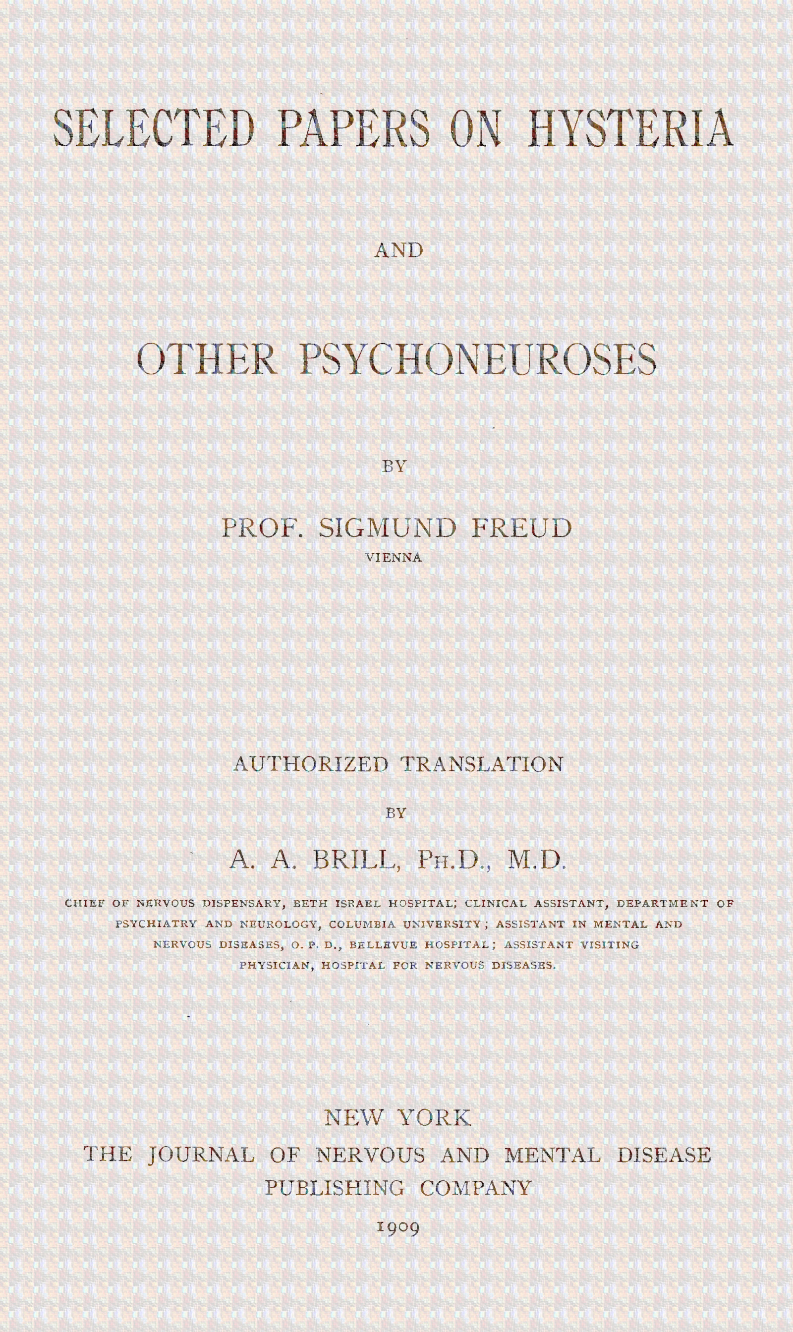 Selected Papers on Hysteria