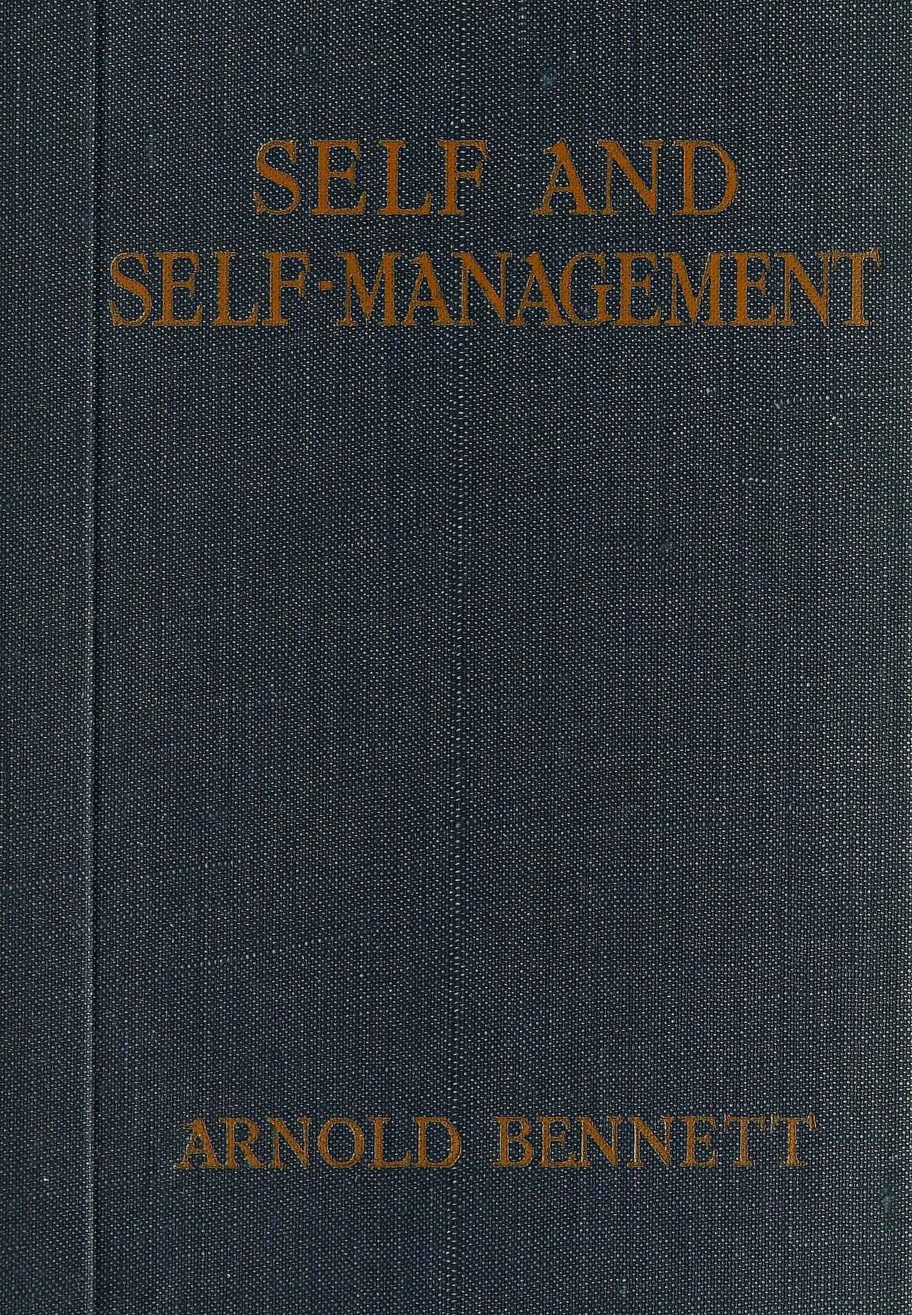 Self and Self-management: Essays about Existing