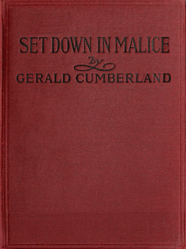 Set Down in Malice