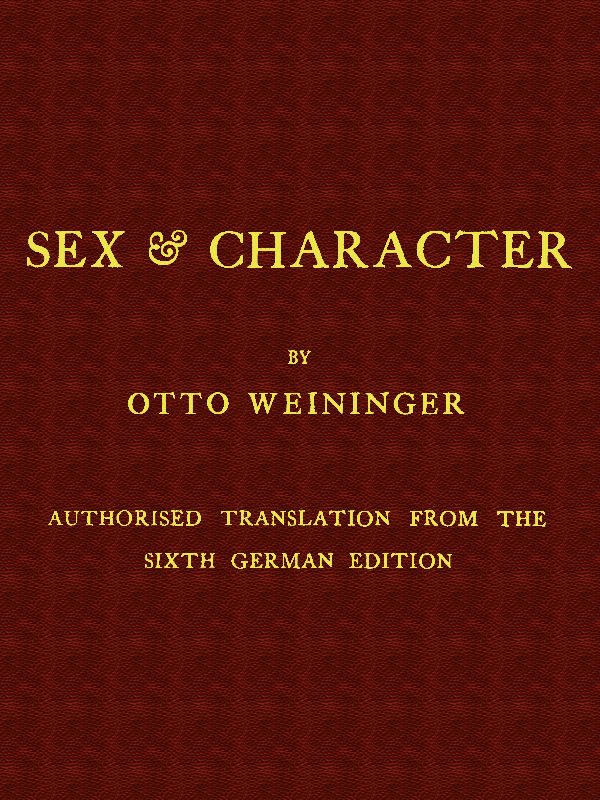 Sex & Character