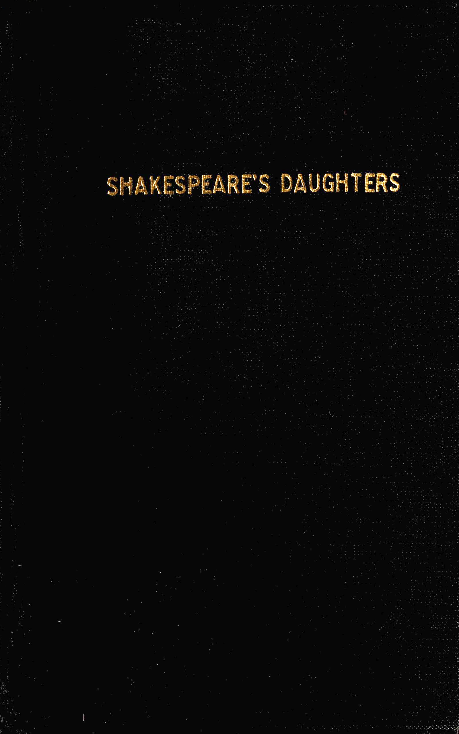 Shakespeare’s daughters