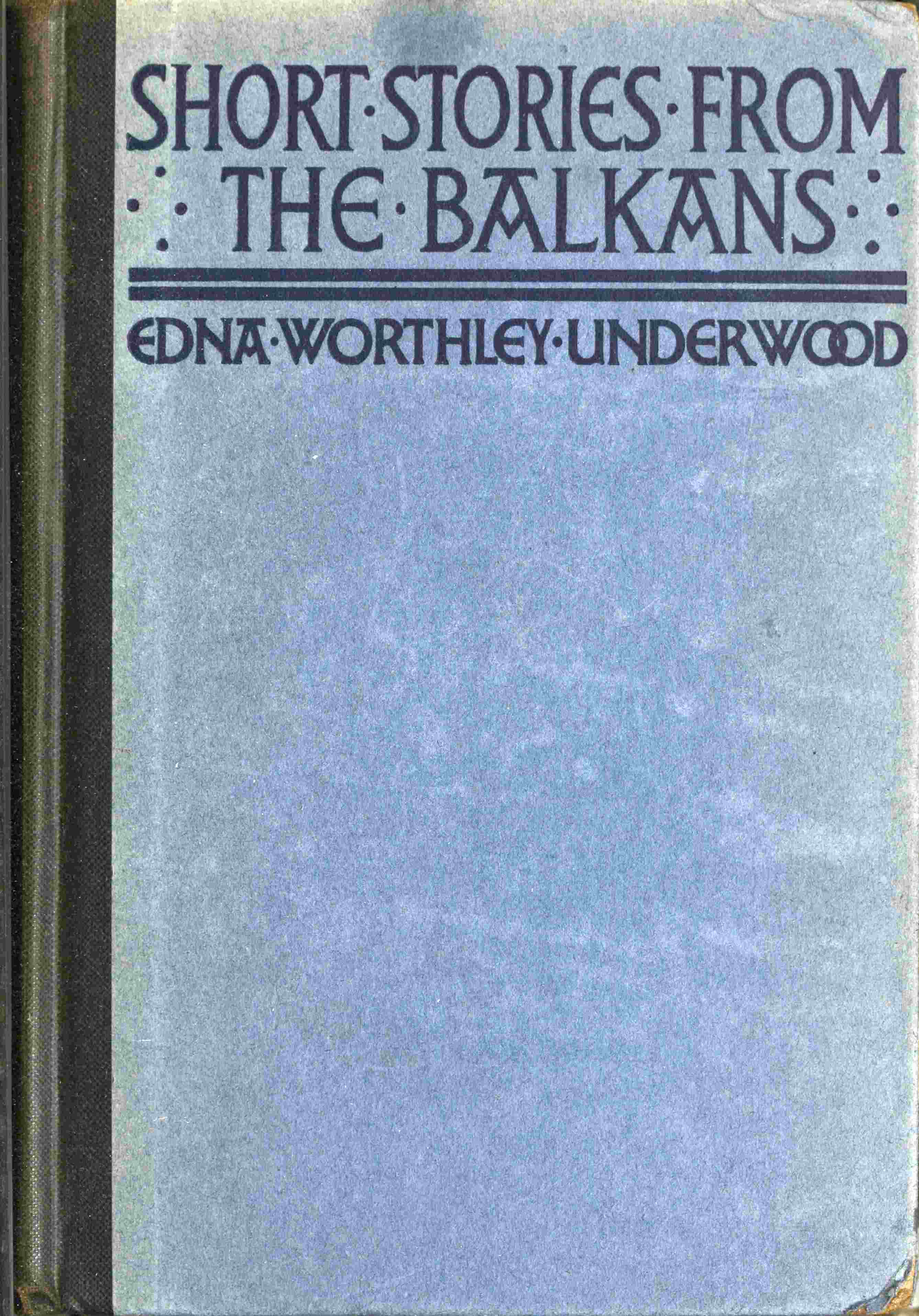 Short stories from the Balkans, translated