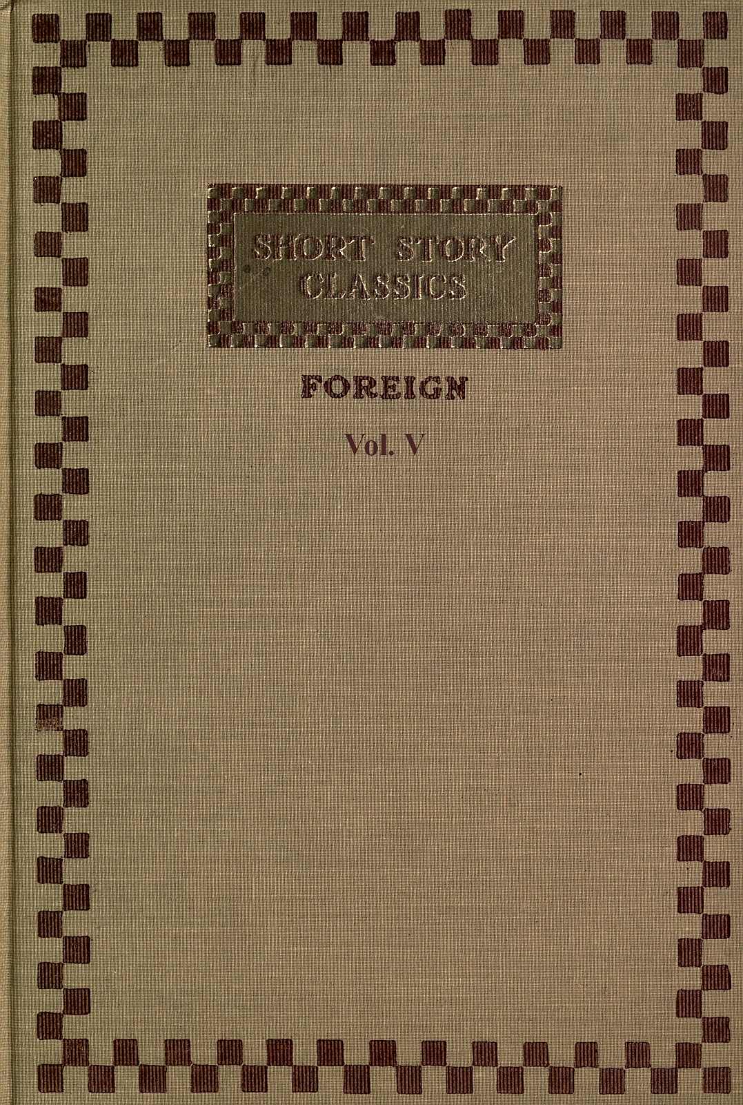 Short Story Classics - French - Vol. V