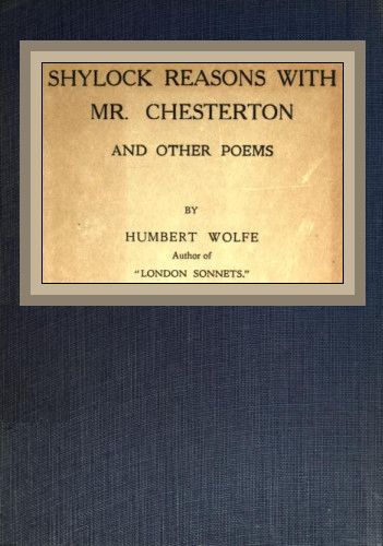Shylock Reasons with Mr. Chesterton