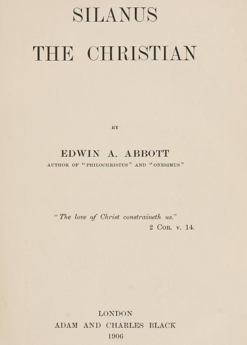 Silanus the Christian