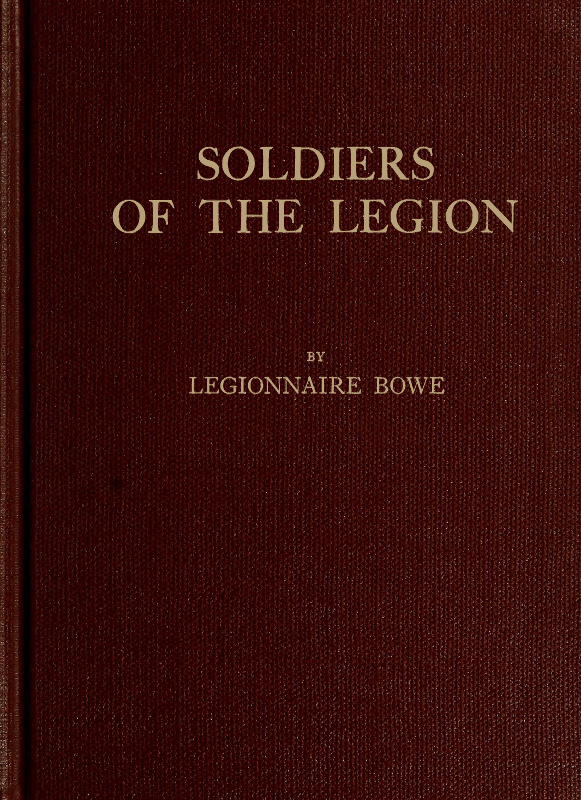 Soldiers of the Legion - Trench Etched