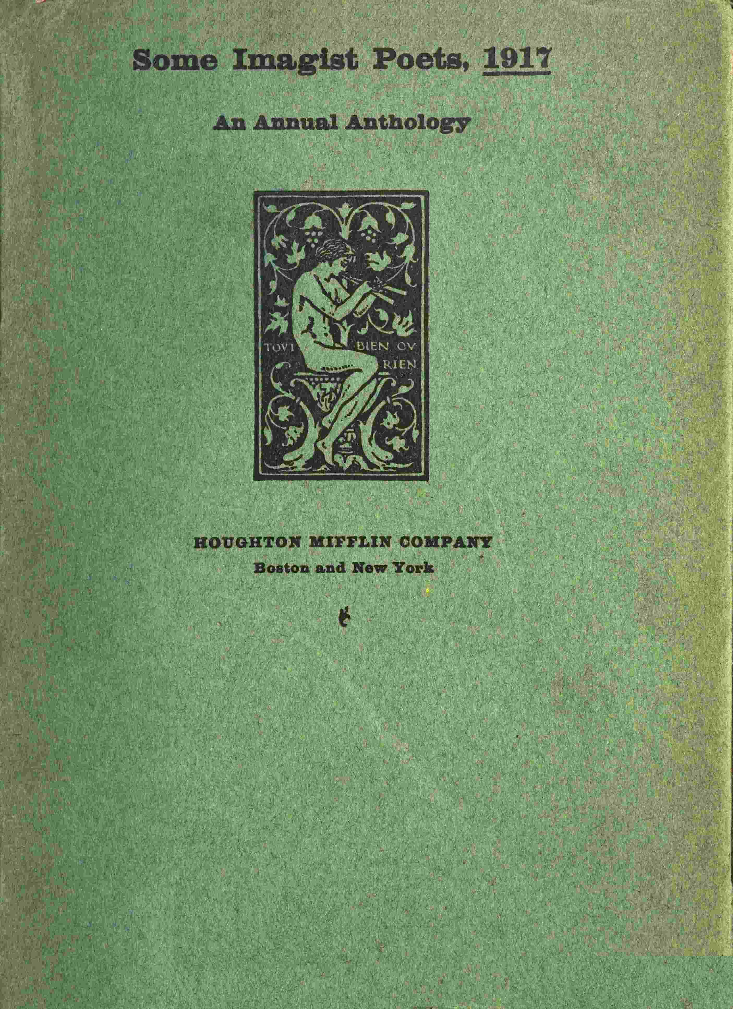Some Imagist Poets, 1917