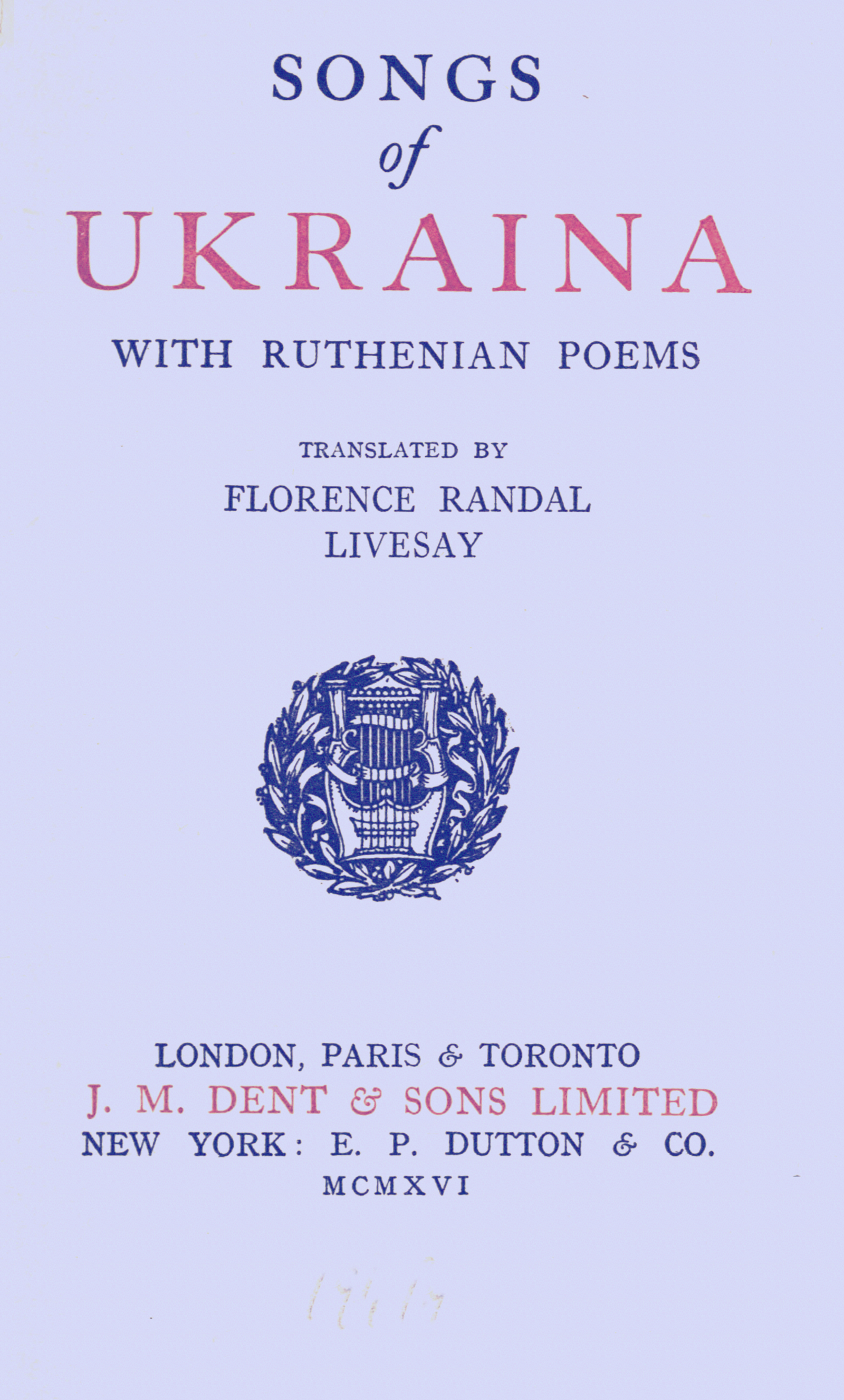 Songs of Ukraina