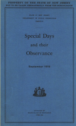 Special Days and Their Observance September 1919