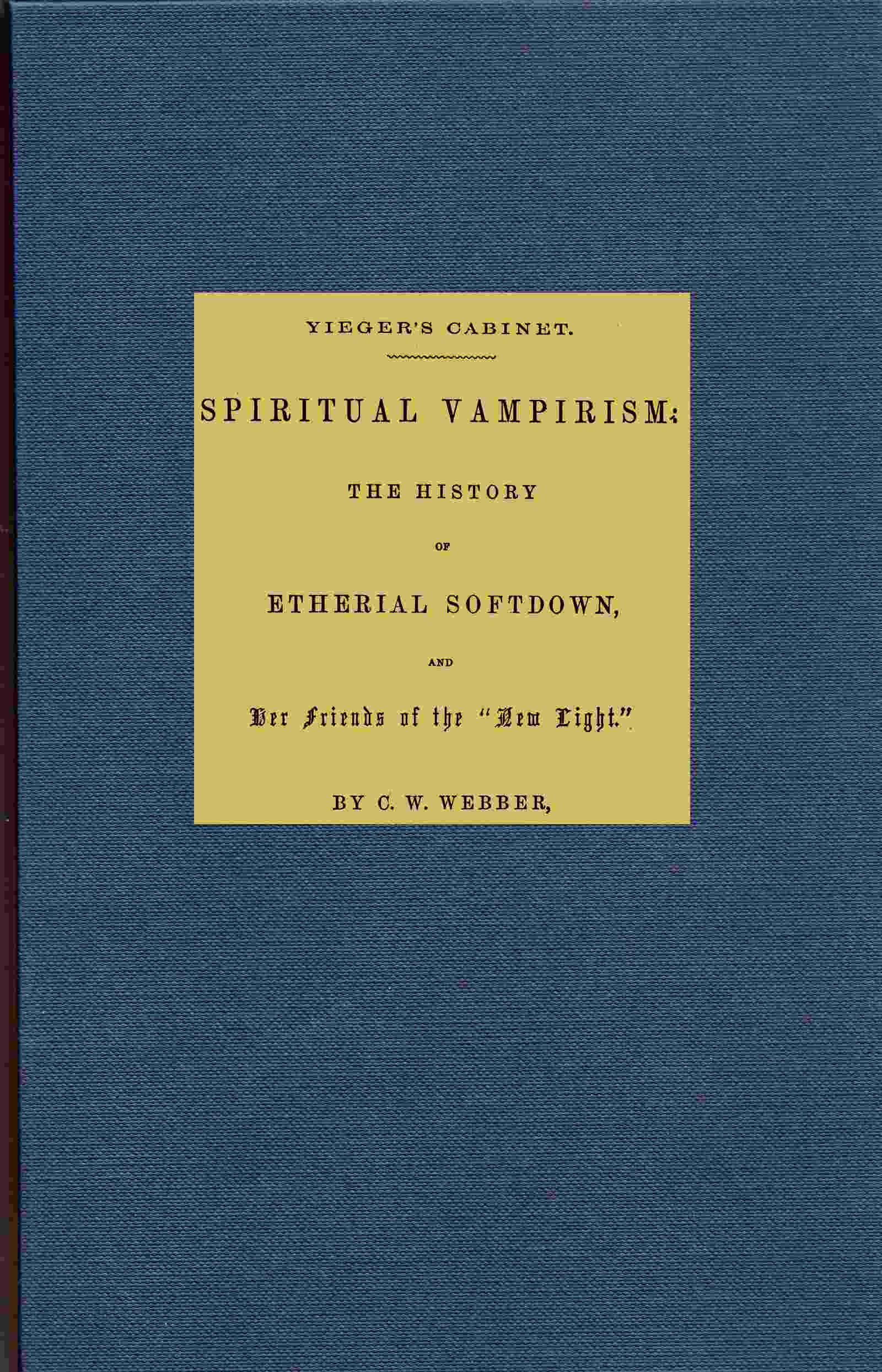 Spiritual vampirism