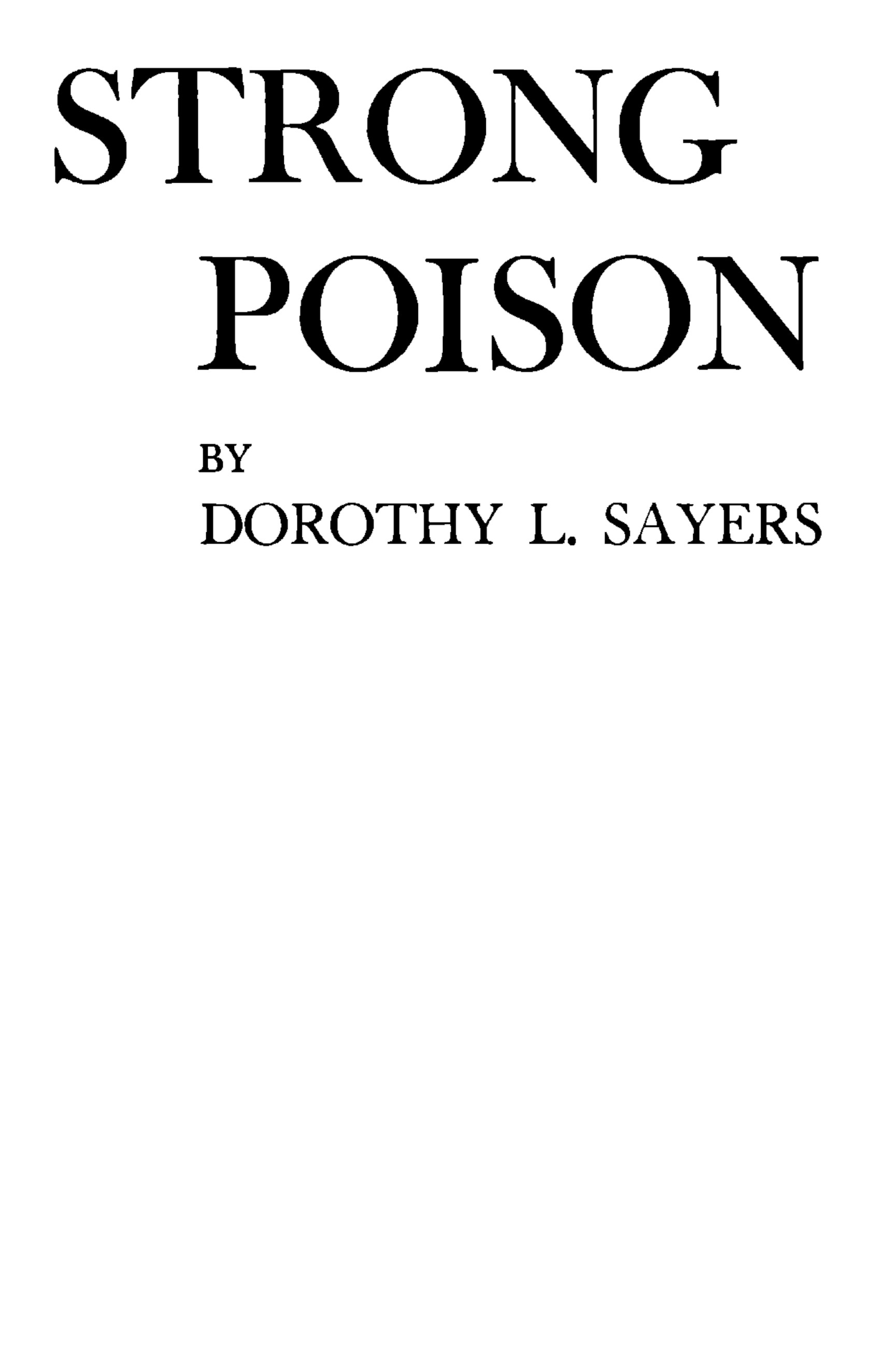 Strong Poison