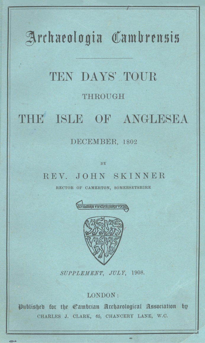 Ten Days' Tour through the Isle of Anglesea