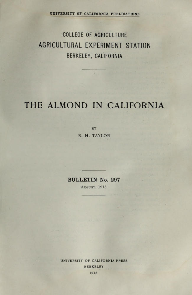 The Almond in California