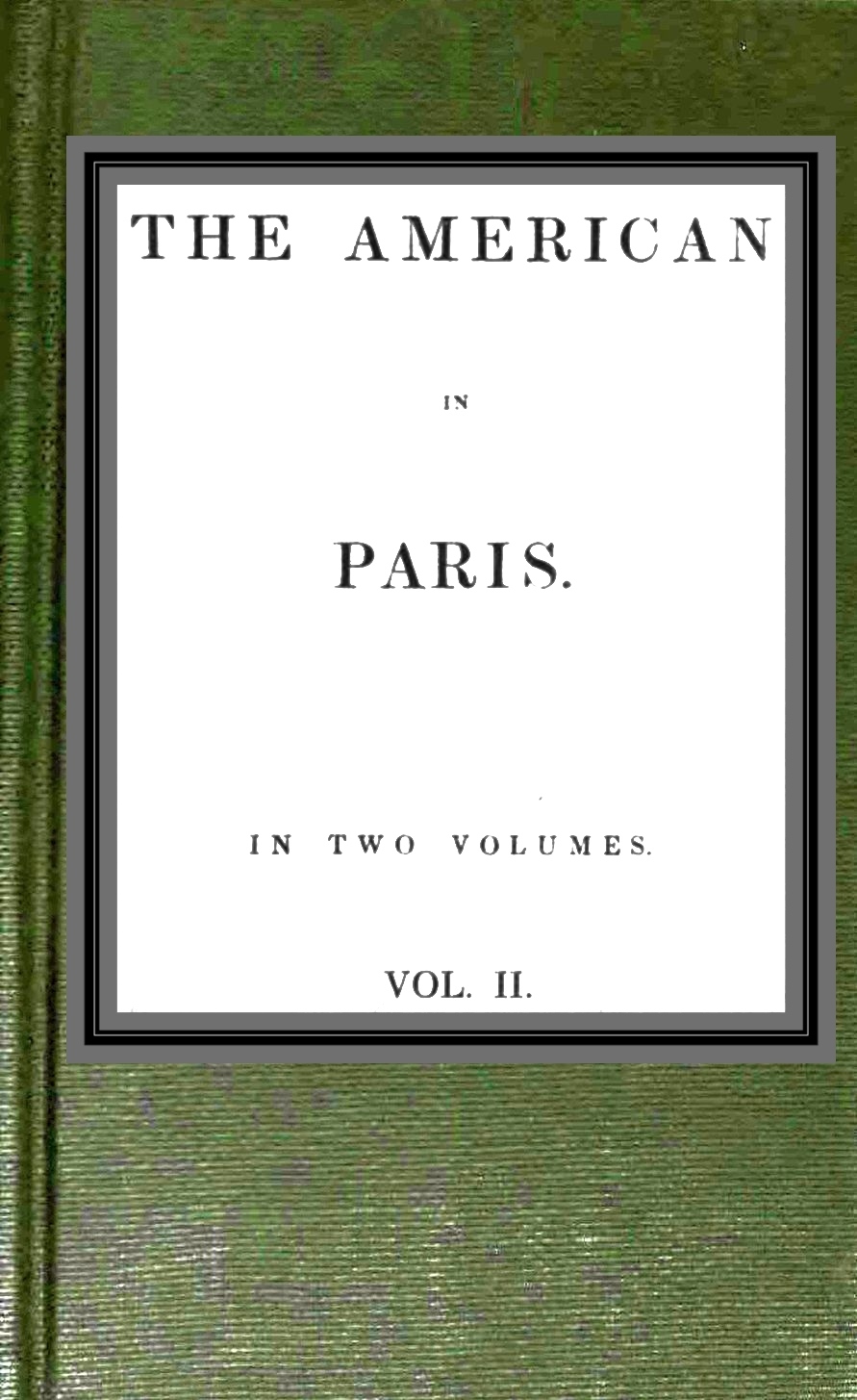 The American in Paris; vol. 2 of 2