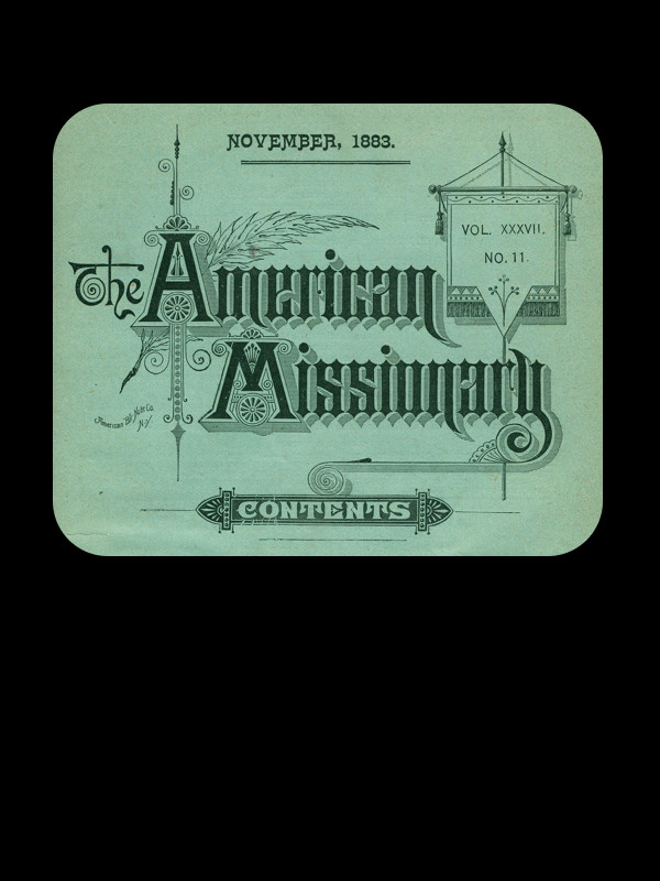 The American Missionary -- Volume 37, No. 11, November, 1883