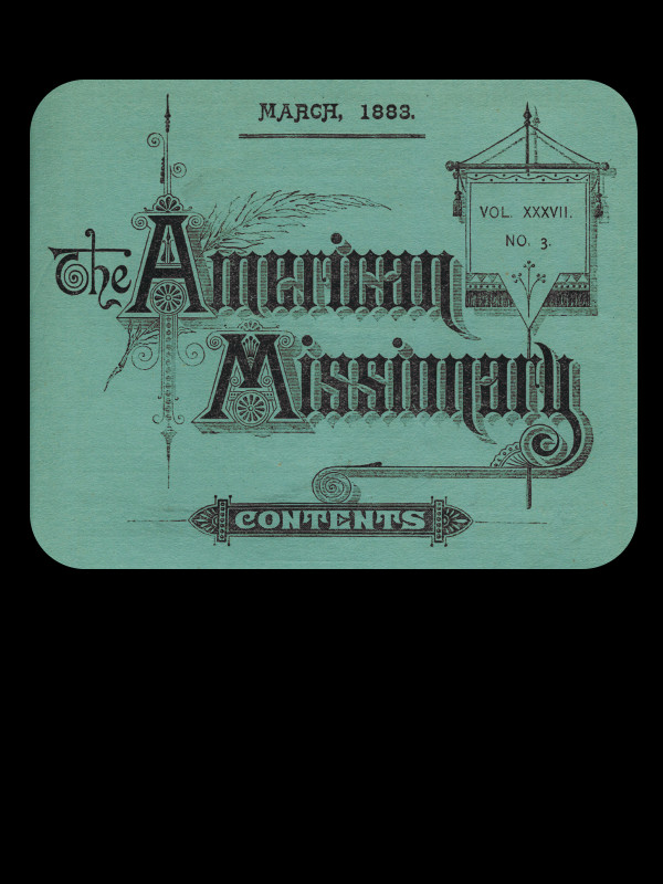 The American Missionary -- Volume 37, No. 3, March, 1883