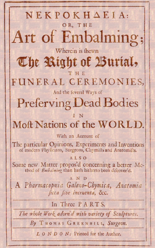 The Art of Embalming