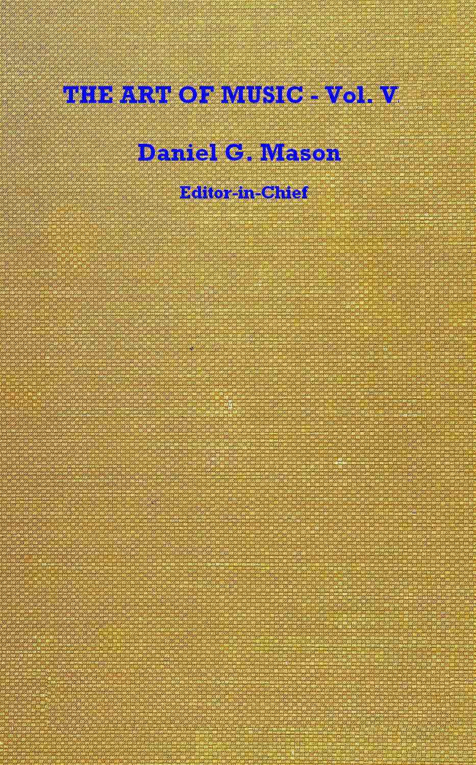 The Art of Music - Vol. V