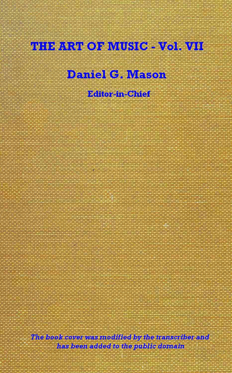 The Art of Music - Vol. VII