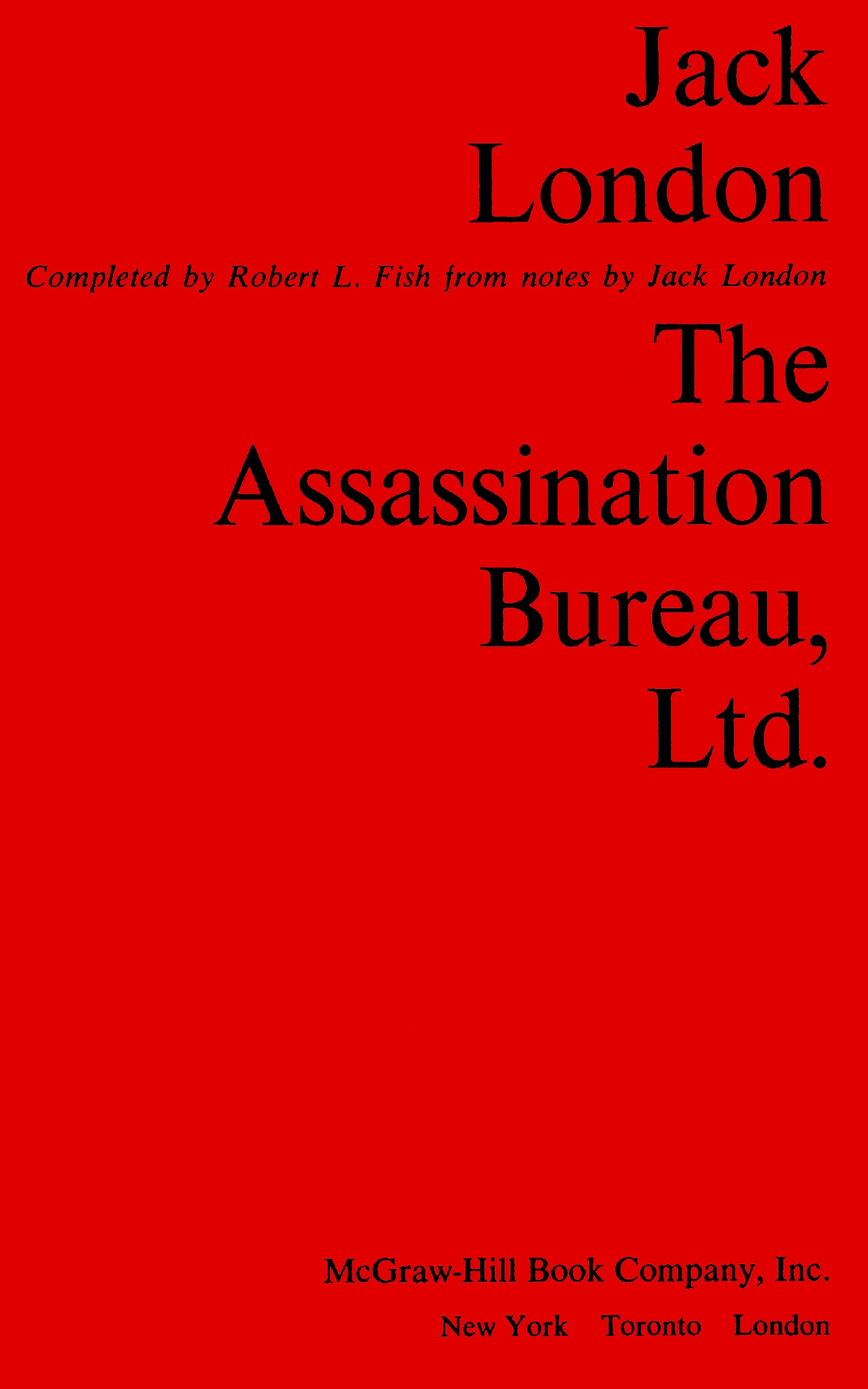 The Assassination Bureau, Ltd
