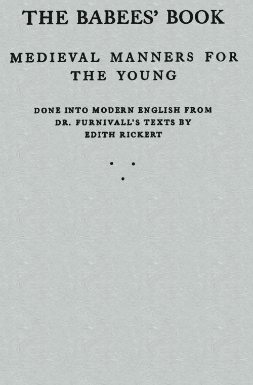 The Babees' Book