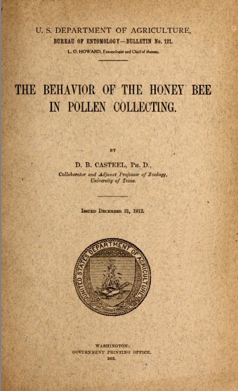 The Behavior Of The Honey Bee In Pollen Collecting