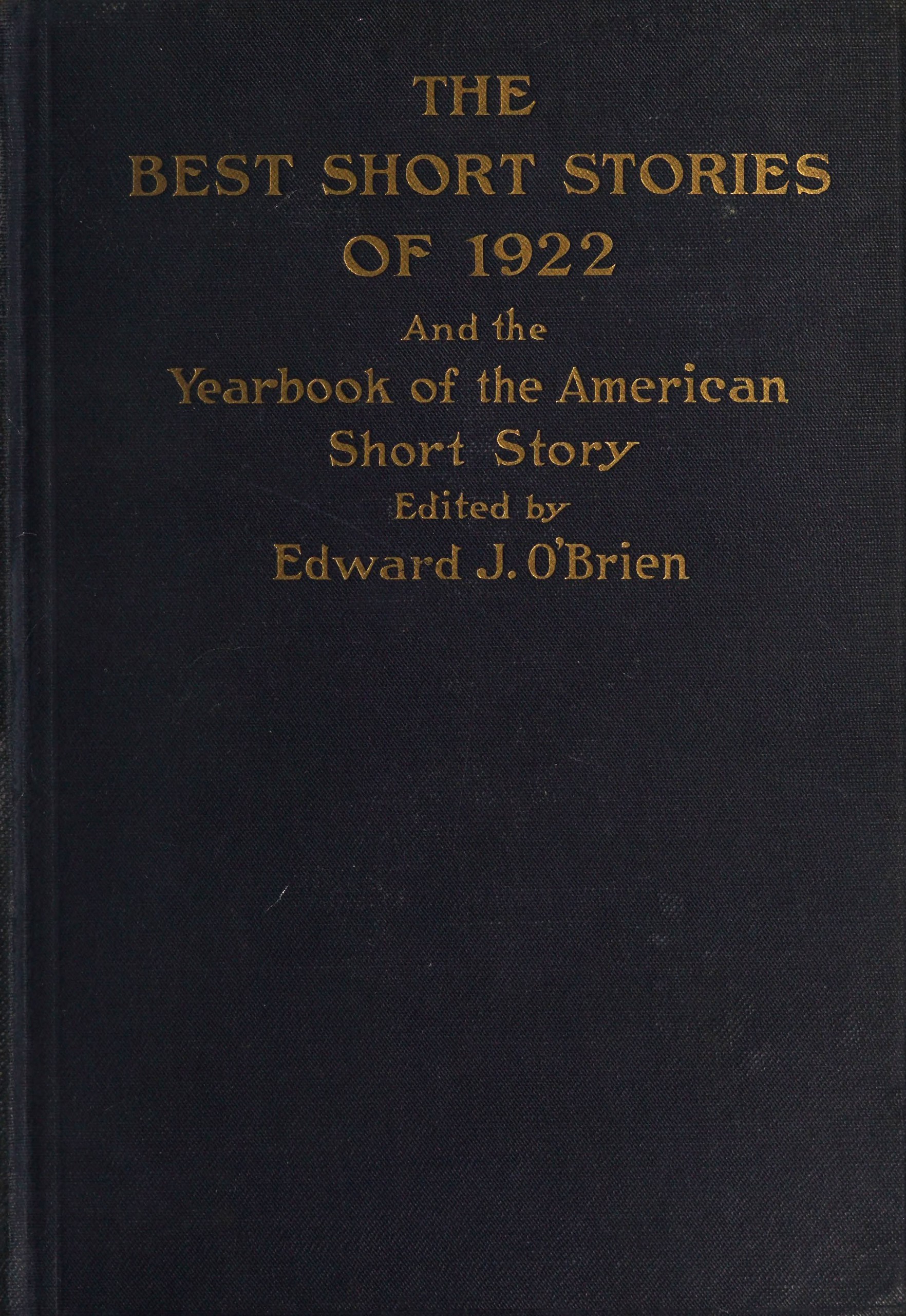 The Best Short Stories of 1922