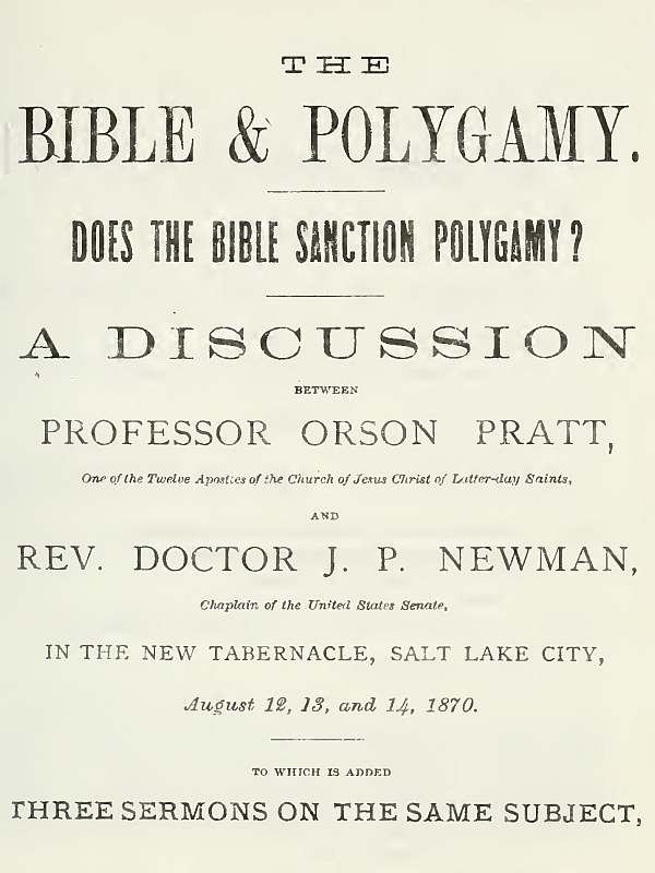 The Bible and Polygamy